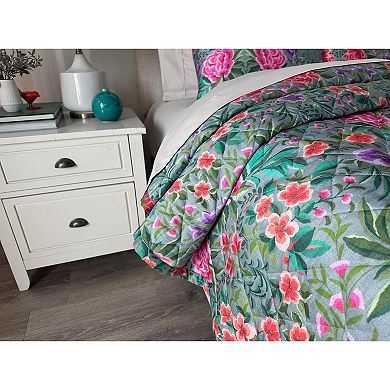 BrylaneHome Saskia 3 Piece Quilt Set