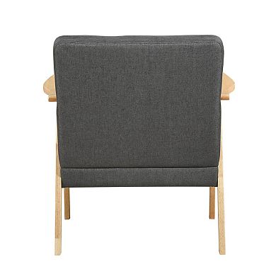 Cathy Accent Club Armchair, Wood
