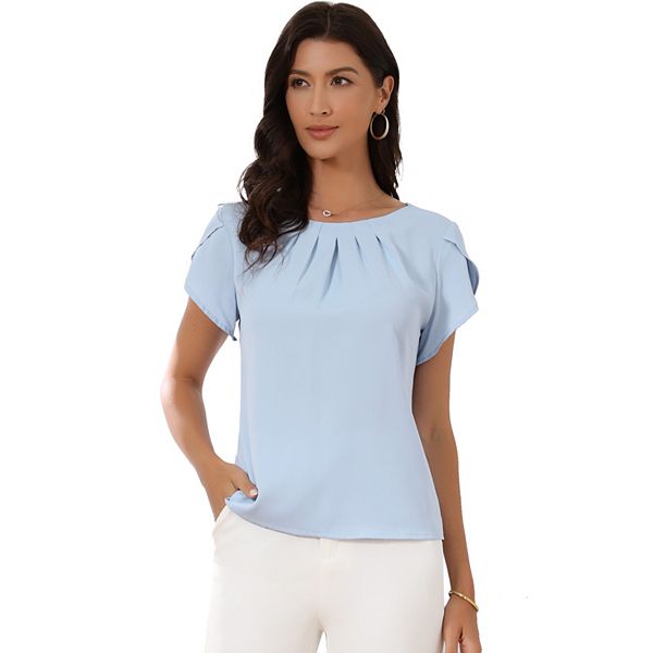 Casual Round Neck Short Sleeves Top main image 0