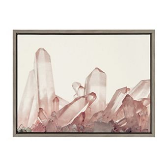 Sylvie Pink Quartz Framed Canvas by Emiko and Mark Franzen of F2Images 18 in x 24 in
