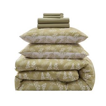Nestl 7 pc Botanical Comforter Sets with Sheets