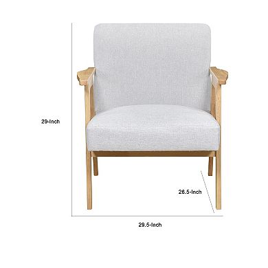 Cathy Accent Club Armchair, Wood Frame