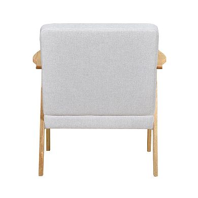 Cathy Accent Club Armchair, Wood Frame