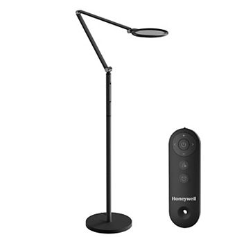 Honeywell F01BK Sunturalux Floor Lamp with Remote 5 Color Dimmable Standing Light