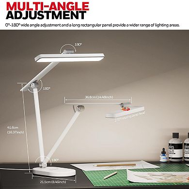 Honeywell H4 Sunturalux Desk Lamp 700LM Dimmable LED Light with Auto Dimming Timer
