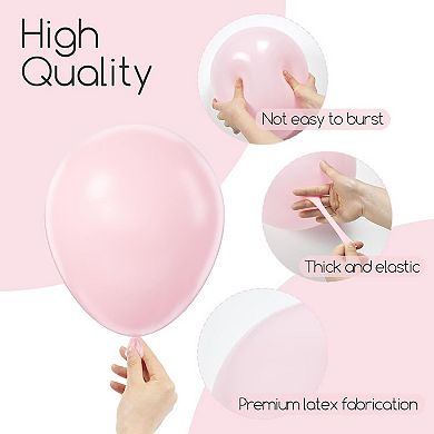 Light Pink Balloon Arch Kit 120 pcs Pastel Garland for Bridal Shower & Birthday Decor 120 Piece(s) #