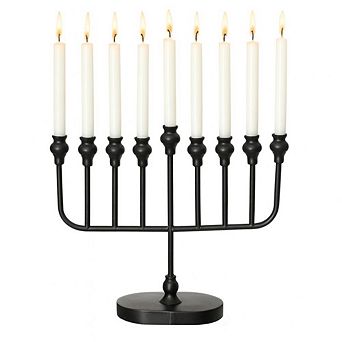 9-Branch Hanukkah Menorah