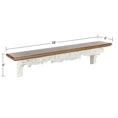 Abberly Wood Wall Shelf 28 in.