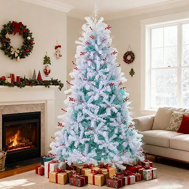 Costway 6/7 FT Pre-lit Artificial Christmas Tree