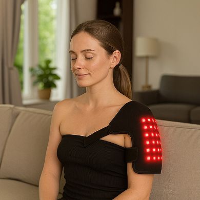 Pursonic Red Light Therapy Shoulder Pad Targeted Relief for Pain, Stiffness & Recovery