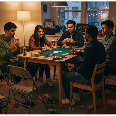 GOMYHOME Mid-Century Modern Extendable Wood Dining Table, 31.5" to 63" Kitchen Table