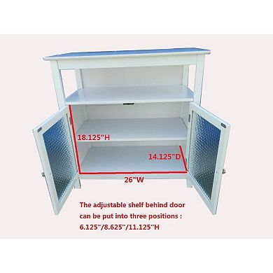 Kings Brand Furniture 2-Door Sideboard Buffet Storage Cabinet for Dining Room