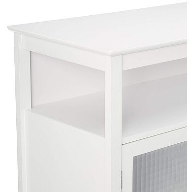 Kings Brand Furniture 2-Door Sideboard Buffet Storage Cabinet for Dining Room