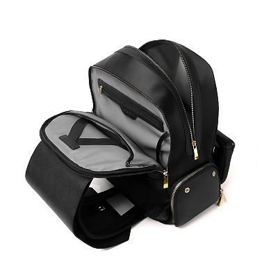 Lux & Nyx Zoe 15" Laptop Backpack with Detachable Clutch