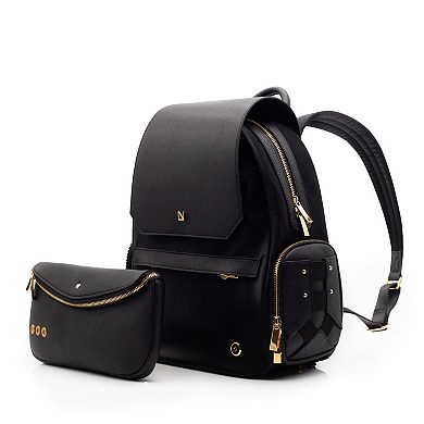 Lux & Nyx Zoe 15" Laptop Backpack with Detachable Clutch