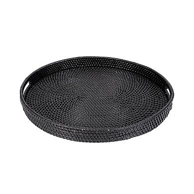 Saboga Home™ Oval Tray With Cutout Handles