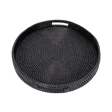 Saboga Home™ Oval Tray With Cutout Handles