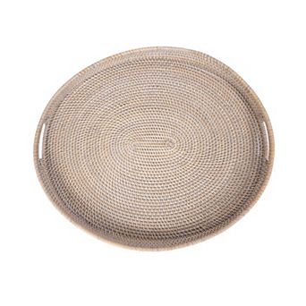 Saboga Home™ Oval Tray With Cutout Handles