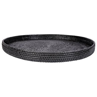 Saboga Home™ Round Serving / Ottoman Tray