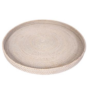 Saboga Home™ Round Serving / Ottoman Tray