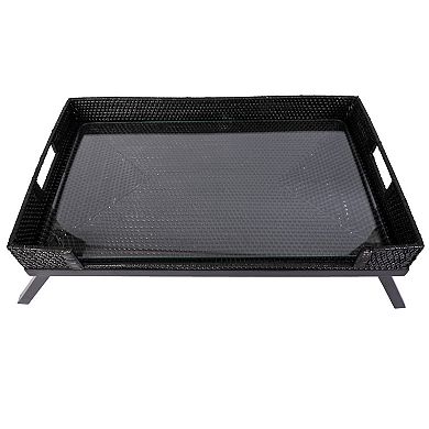 Saboga Home™ Breakfast Tray/Table with Glass Insert