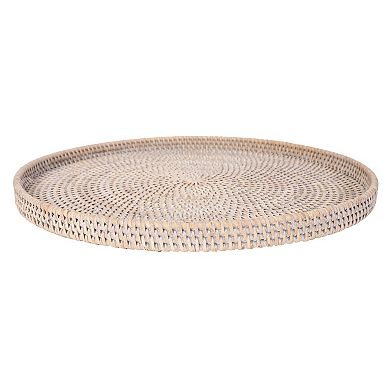 Saboga Home™ Round Flat Tray