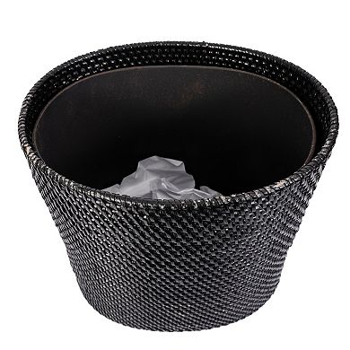 Saboga Home™ Oval Waste Basket with Metal Liner