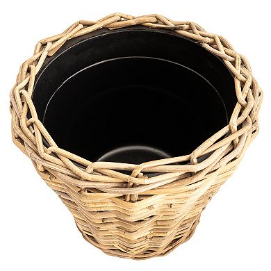 Saboga Home™ Round Planter with Plastic Insert