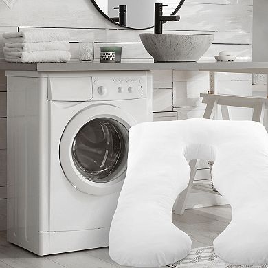 Cheer Collection U Shaped Body Pillow Full Body Maternity Pillow for Pregnancy Comfort and Support