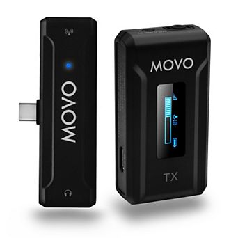Movo WMX-2-C Wireless Microphone for USB-C Devices