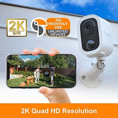 Toucan Wireless Security Camera S4 2-Pack