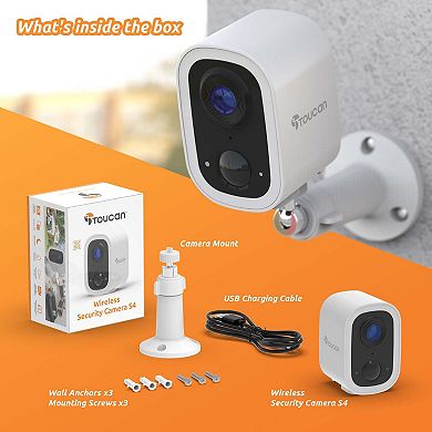 Toucan Wireless Security Camera S4 4-Pack