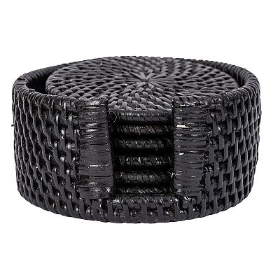 Saboga Home™ Round Coasters with Box - 7 Piece Set