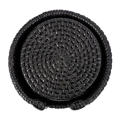 Saboga Home™ Round Coasters with Box - 7 Piece Set