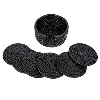 Saboga Home™ Round Coasters with Box - 7 pc Set