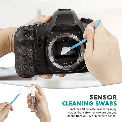 Movo Deluxe Essentials Camera Sensor Cleaning Kit for DSLR Cameras