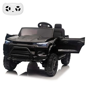 24V Kids Ride-On Truck, 2-Seater Electric Car with Parent Remote Control, LED Lights, Bluetooth