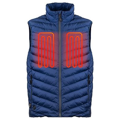 Men's Mobile Warming Backcountry Xtera Vest Arctic Blue