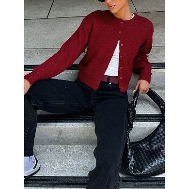 Women Button up Sweaters Lightweight Cardigan Top