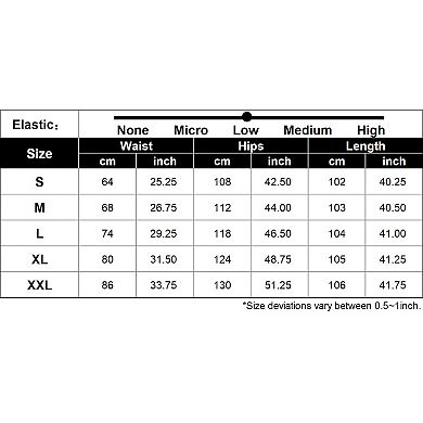 Women Drawstring Wide Leg Pants High Waisted Casual Loose Trousers with Pockets