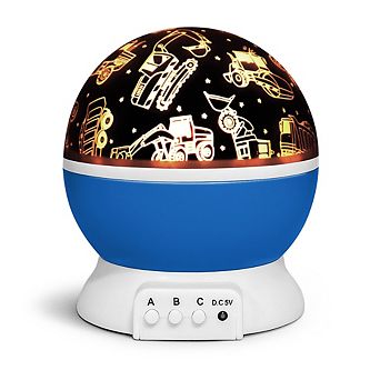 GabbaGods LED Rotating Night Light Projector for Kids