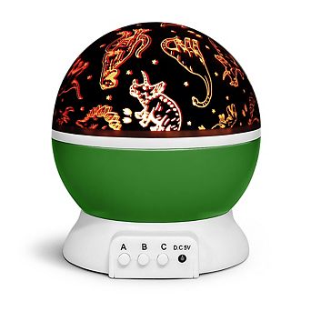 GabbaGods LED Rotating Night Light Projector for Kids