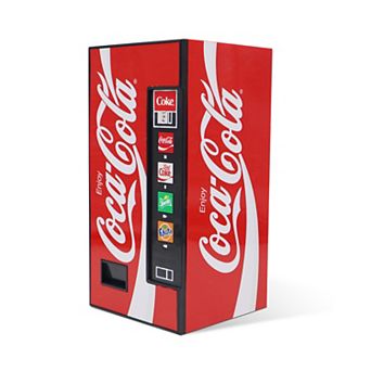 Coca-Cola Vending Machine Shaped Bluetooth Speaker with drink Option Function Buttons