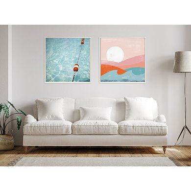Sylvie Ropes Framed Canvas by Alicia Bock