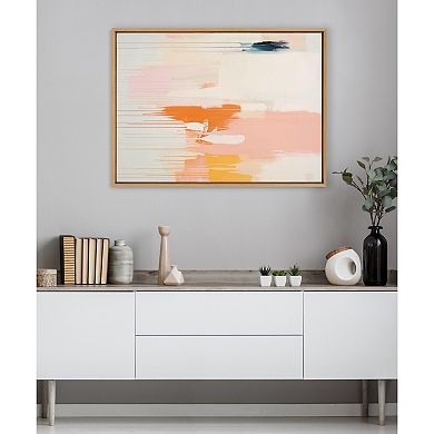 Sylvie Fiesta Abstract Framed Canvas by Amy Lighthall