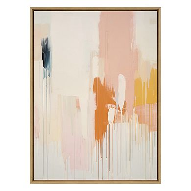 Sylvie Fiesta Abstract Framed Canvas by Amy Lighthall