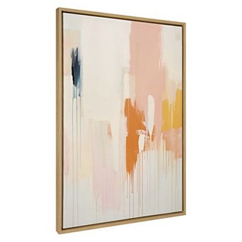 Sylvie Fiesta Abstract Framed Canvas by Amy Lighthall
