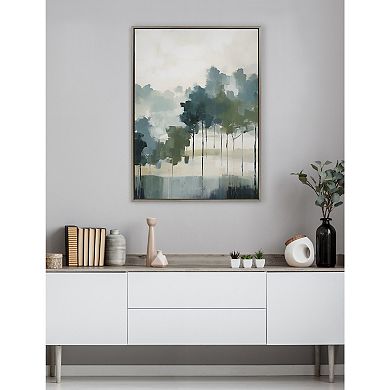 Sylvie Whispering Trees I Framed Canvas by Amy Lighthall