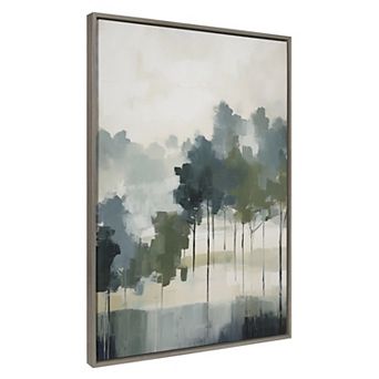Sylvie Whispering Trees I Framed Canvas by Amy Lighthall