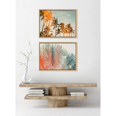 Sylvie Red Hot Summer Framed Canvas by Alicia Bock